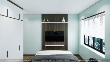 Thiết kế nội thất chung cư 1 phòng ngủ 