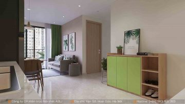 Thiết kế nội thất chung cư đơn giản